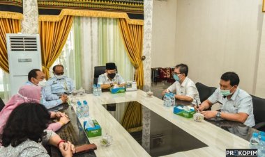 Wakil Walikota Padangsidimpuan Arwin Siregar Terima Kunjungan Karo Organisasi Setdaprovsu