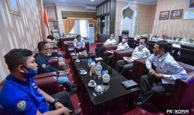 Walikota Padangsidimpuan Irsan Efendi nasution SH Terima Audiensi Karang Taruna