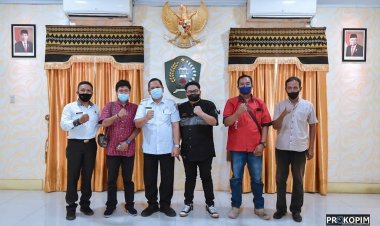 Walikota Padangsidimpuan Irsan Efendi Nasution SH menerima kunjungan ketua JMSI