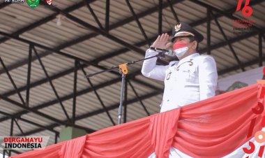 Peringati HUT RI Ke-76, Walikota Irsan Bertindak Sebagai Irup di Stadion HM Nurdin