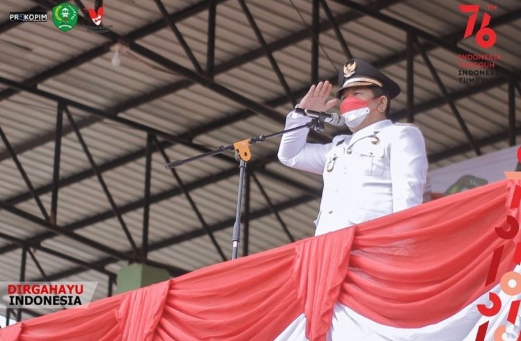 Peringati HUT RI Ke-76, Walikota Irsan Bertindak Sebagai Irup di Stadion HM Nurdin