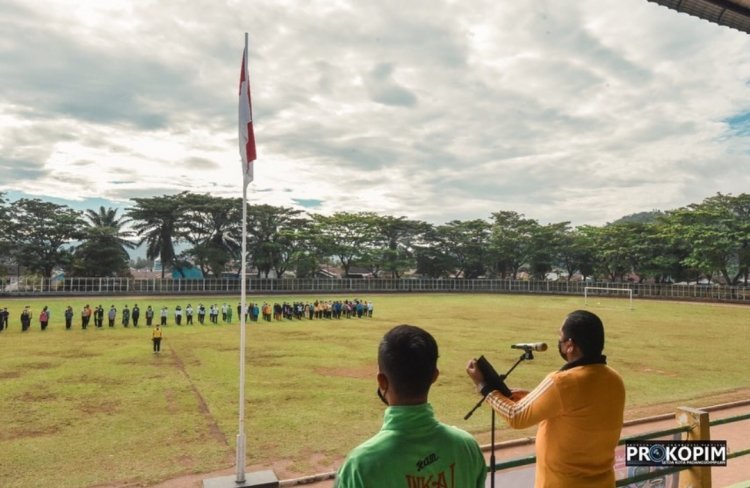 Pringati Haornas Ke- 38, Walikota Irsan Bertindak Sebagai Irup di Stadion HM Nurdin