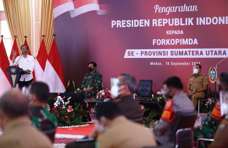 Walikota Irsan Efendi Nasution Hadir Rapat bersama Presiden Republik Indonesia Joko Widodo