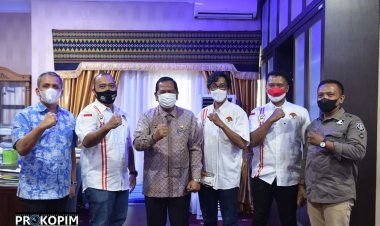 Walikota Padangsidimpuan Irsan Efendi Nasution Terima Kunjungan pengurus ISSI Cab. Kota Padangsidimpuan