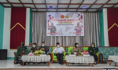 Wakil Wali Kota Padangsidimpuan Arwin Siregar hadiri kegiatan vaksinasi massal untuk pelajar dosis ke-II