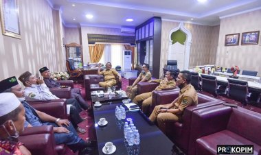 Walikota Irsan Efendi Nasution terima Audiensi PCNU Kota Padangsidimpuan