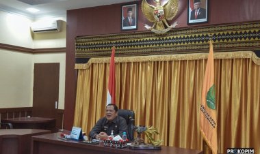 Walikota Irsan Nasution Ikuti Secara Virtual Riset dan Rating Transformasi Digital dan Kota Cerdas Indonesia 2021