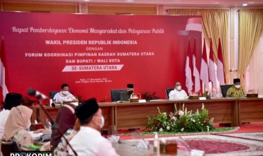 Arwin Siregar MM hadiri rapat dengan Wakil Presiden RI Ma’ruf Amin