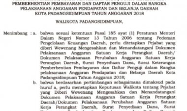 SK PPKD Selaku BUD TA. 2018