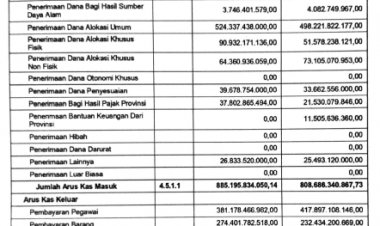 LAPORAN ARUS KAS 2019