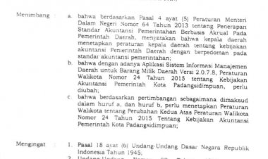 perwal kebijakan akutansi 2020
