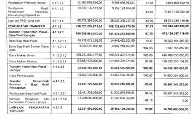 LAPORAN REALISASI ANGGARAN APBD 2018