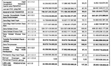 LAPORAN REALISASI ANGGARAN APBD 2019