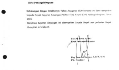 Laporan Keuangan BUMD Tahun 2020