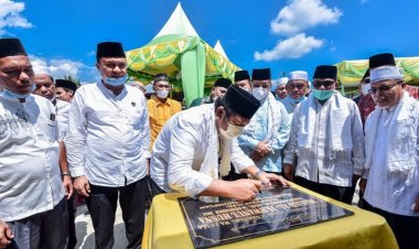 Walikota Padangsidimpuan Resmikan masjid Al-Ikhwanul Husnah