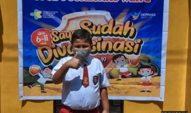 Vaksinasi Covid-19 Anak 6-11 Tahun di Kota Padang Sidempuan