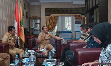 Wali kota Padang Sidempuan Terima Kunjungan Kepala Kantor Daerah Telkom (Kakadatel) Beserta Rombongan