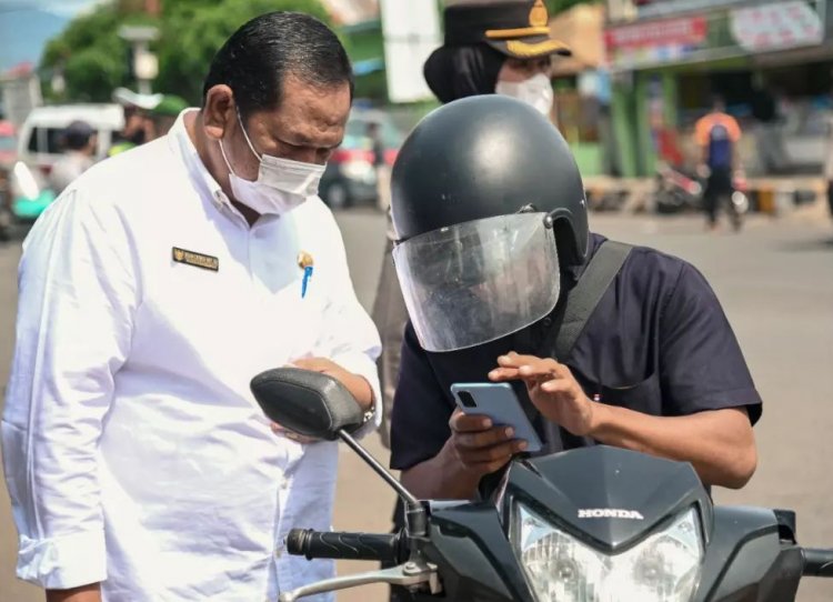 Antisipasi Lonjakan Virus Varian Baru Omicron, Pemko Padang Sidempuan Gelar Operasi Yustisi