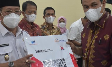 Wakil Wali Kota Padang Sidempuan Launching QRIS E-Pasar, QRIS E- Parkir, & QRIS E-Becak Motor