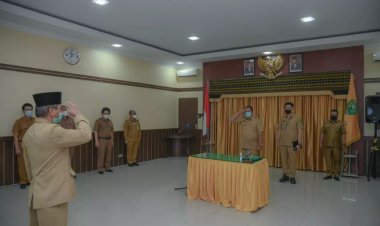 Wali Kota Padang Sidempuan Irsan Efendi Nasution Melantik Jabatan Tinggi Pratama
