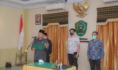 Lantik Pejabat Eselon III dan IV, Wali Kota : “Jaga Integritas, Jaga Kejujuran”