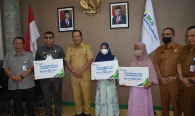 Walikota Padang Sidempuan Buka Sosialisasi BPJS Ketenaga Kerjaan Secara Virtual