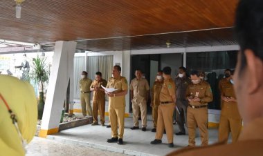 Wali Kota Padang Sidempuan Sidak Sejumlah Kantor OPD