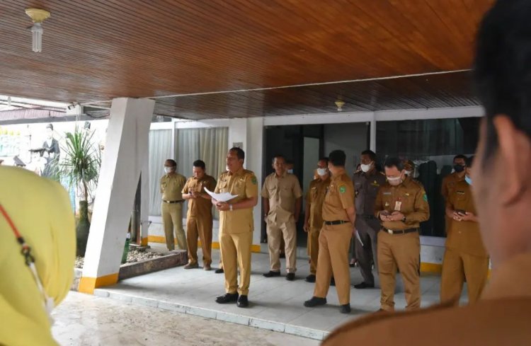 Wali Kota Padang Sidempuan Sidak Sejumlah Kantor OPD