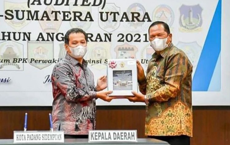 Pemko Padang Sidempuan Pertahankan Opini WTP Kedua Berturut - Turut