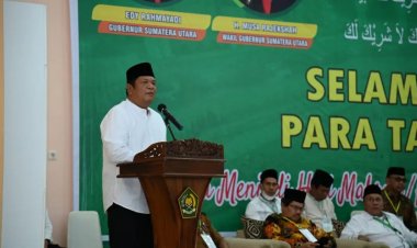 Wali Kota Padang Sidempuan Lepas Rombongan Jemaah calon haji dari Asrama Haji Medan
