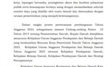 (KUA) Tahun Anggaran 2023