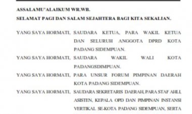 NOTA PENGANTAR WALIKOTA PSP KUA - PPAS - RANCANGAN APBD - 2023