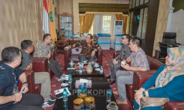 Walikota Irsan Efendi Terima Audensi Kepala Balai Bahasa Provinsi Sumut