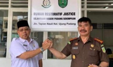 WAKIL WALIKOTA RESMIKAN RUMAH RESTORATIVE JUSTICE KEJAKSAAN NEGERI PADANG SIDEMPUAN