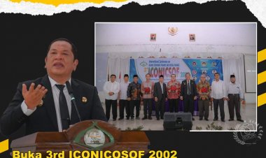Buka 3rd ICONICOSOF 2002 Walikota Padang Sidempuan Ingatkan Kondisi Ekonomi Sedang Tidak Baik dan Harus menjadi Perhatian Terutama Krisis Pangan