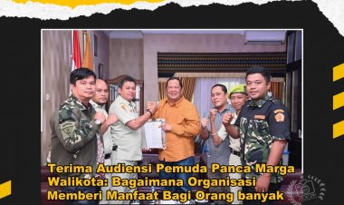 Tingkatkan silaturahmi dan dukung program pembangunan, Walikota Padang Sidempuan Irsan Efendi Nasution SH terima kunjungan audiensi pengurus Pemuda Panca Marga (PPM) Kota Padang Sidempuan