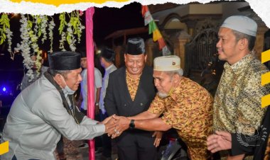 Wali Kota Padang Sidempuan Irsan Efendi Nasution menghadiri Tahun Baru Islam 1444 H di Gang Mandailing, Lingkungan II, Kelurahan Bincar, Padang Sidempuan Utara