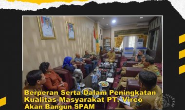 Wali Kota Padang Sidempuan Irsan Efendi Nasution menerima audiensi Virginia lndonesia Rubber Company,PT atau yang di kenal PT VIRCO