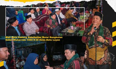 Walikota Padang Sidempuan Irsan Efendi Nasution SH bersama Wakil Walikota Ir. H. Arwin Siregar MM melaksanakan safari peringatan 1 Muharram 1444 H tahun 2022 di Desa Batu Layan,Kecamatan Padang Sidempuan Angkola Julu, Kota Padang Sidempuan