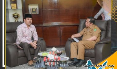 DPD KAMUS (Keluarga Abiturem Mustafawiyah) lakukan audiensi dengan Walikota Padang Sidempuan