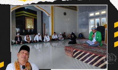 Wali Kota Padang Sidempuan Irsan Efendi Nasution menghadiri Syukuran dan Doa serta pembukaan Bimbingan Manasik haji Mulzatam Siti Khodijah Tahun 2023