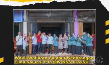 Pemerintah Kota Padang Sidempuan menyambut kedatangan Tim Evaluasi Program Terpadu Peningkatan Peranan Wanita Menuju Keluarga Sehat Sejahtera (PT.P2W-KSS) Provinsi Sumatera Utara