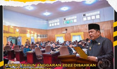 Dewan Perwakilan Rakyat Daerah (DPRD) Kota Padang Sidempuan, akhirnya mengesahkan Perubahan Anggaran Pendapatan dan Belanja Daerah (P.APBD) Kota Padang Sidempuan Tahun Anggaran (TA) 2022