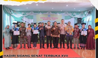 Walikota Padang Sidempuan, Irsan Efendi Nasution, SH, MM hadiri sidang senat terbuka Wisuda - XVII lulusan program diploma III Akademi Kebidanan Sentral Padang Sidempuan