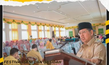 Wakil Walikota Padang Sidempuan Ir.H.Arwin Siregar,MM membuka secara resmi Festival Seni dan Qasidah tingkat Kota Padang Sidempuan Tahun 2022