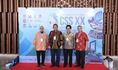 Walikota Padang Sidempuan Irsan Efendi Nasution SH, MM di dampingi Kepala Bapelitbang Drs. M. Yusar Nasution hadiri pertemuan City Sanitation Summit (CSS) XX Indonesia Convention Exhibition (ICE) BSD City Tangerang