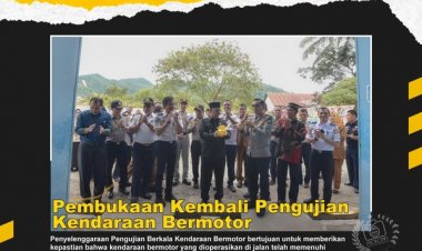 Dinas Perhubungan Kota Padang Sidempuan selenggarakan kegiatan pembukaan kembali pengujian kendaraan bermotor (PKB) di Kota Padang Sidempuan