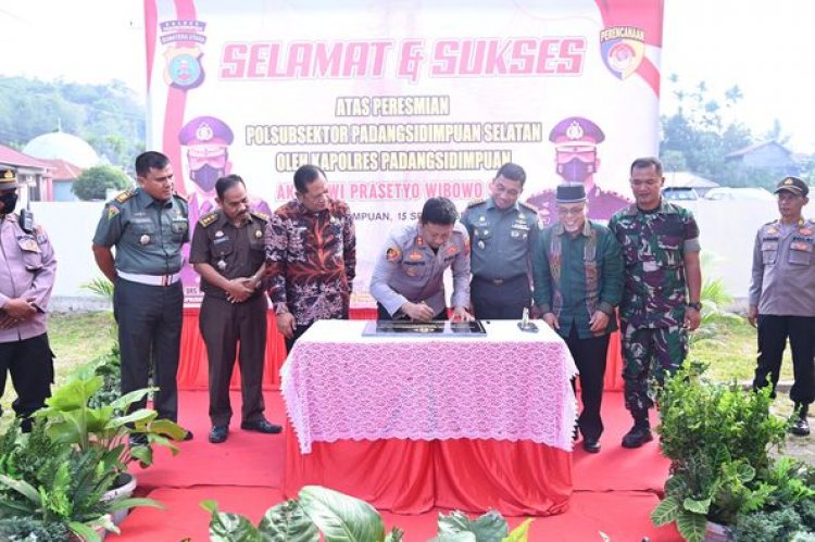 Peresmian Kantor Polsubsektor Padang Sidempuan Selatan