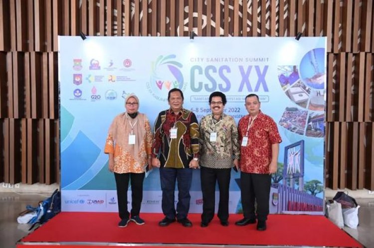 Walikota Padang Sidempuan Irsan Efendi Nasution SH, MM di dampingi Kepala Bapelitbang Drs. M. Yusar Nasution hadiri pertemuan City Sanitation Summit (CSS) XX Indonesia Convention Exhibition (ICE) BSD City Tangerang