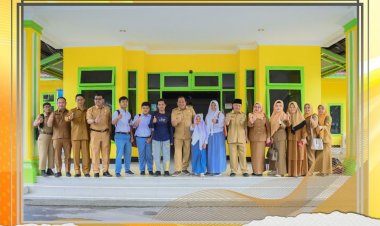 Anak-anak Berkebutuhan Khusus (ABK) dari Sekolah Luar Biasa (SLB) Negeri Kota Padang Sidempuan bertemu Walikota Irsan